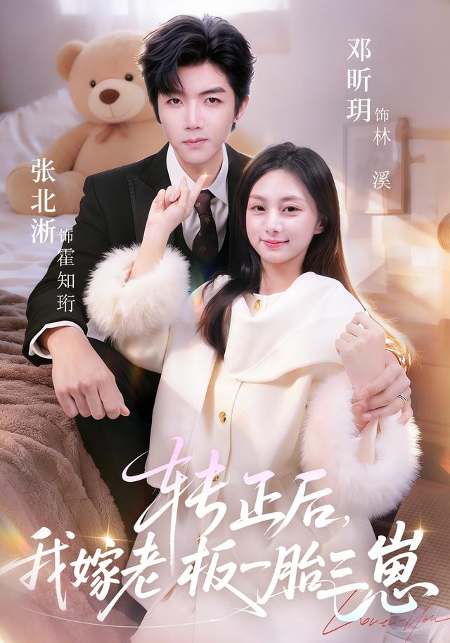 转正后，我嫁老板一胎三崽海报
